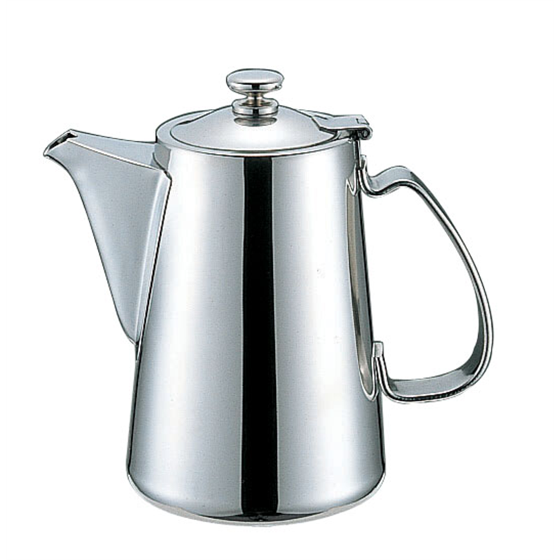 UK18-8チボリ型コーヒーポット 3人用 1箱(ご注文単位1箱)【直送品】