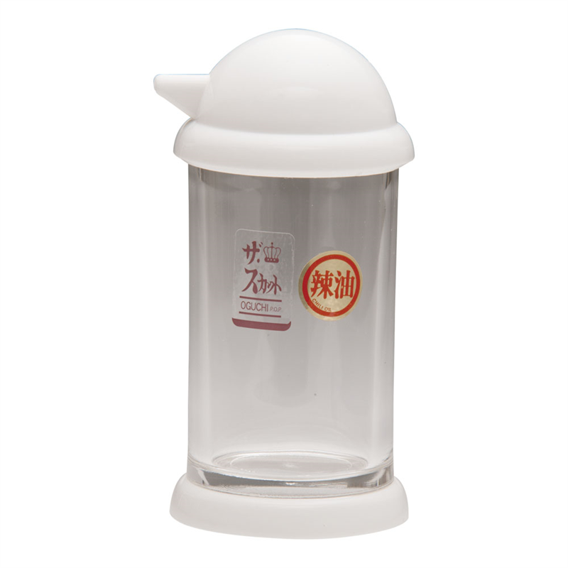 スカットシリーズ　ラー油入れ 白 1箱（ご注文単位1箱）【直送品】