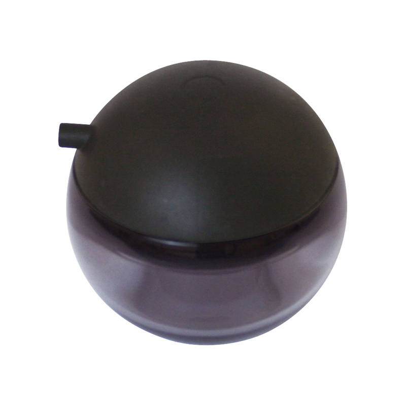 ワンプッシュ液体調味料入れ　ココロ PU-4　ブラック 1箱（ご注文単位1箱）【直送品】