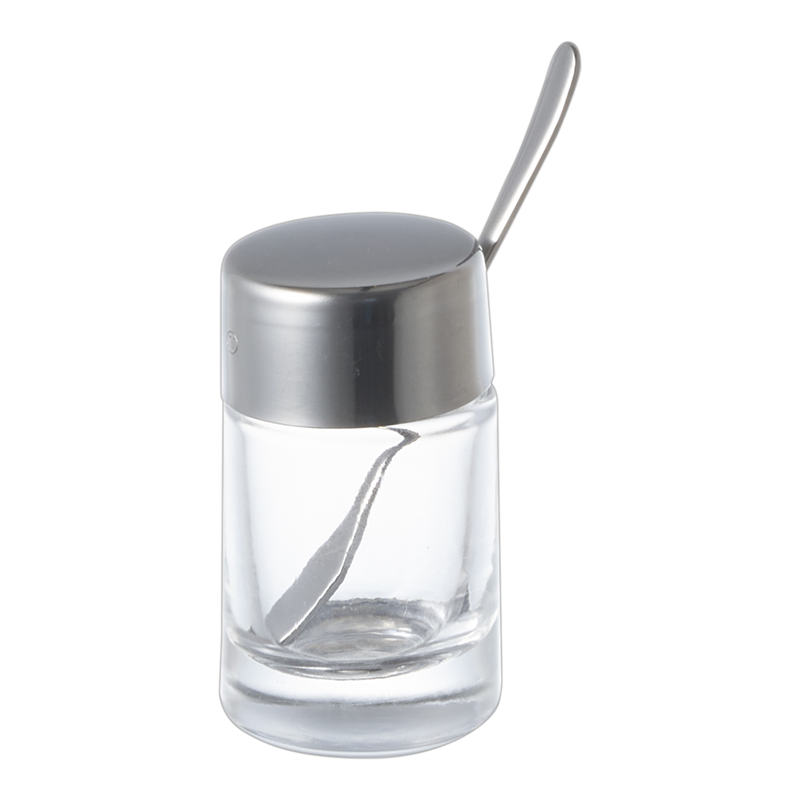 ♯800 カラシ入れ (カラシスプーン付) 1個(ご注文単位1個)【直送品】