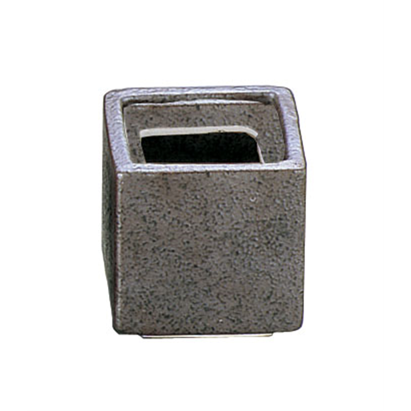 いぶし黒　スタック楊枝入 T03-12 1個（ご注文単位1個）【直送品】