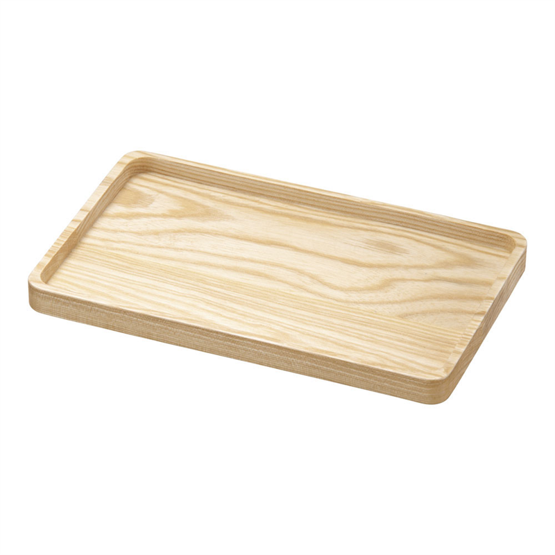 カスタートレー(ケヤキ材) NTC-14 白木 W 1袋(ご注文単位1袋)【直送品】