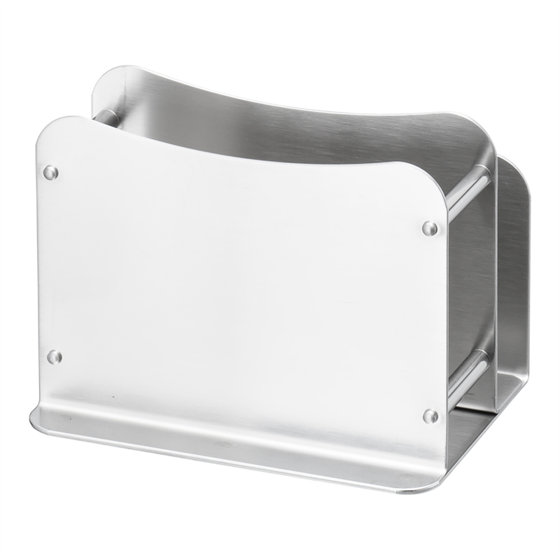 18-8ウェーブ型メニュー＆ナフキン立  1袋（ご注文単位1袋）【直送品】