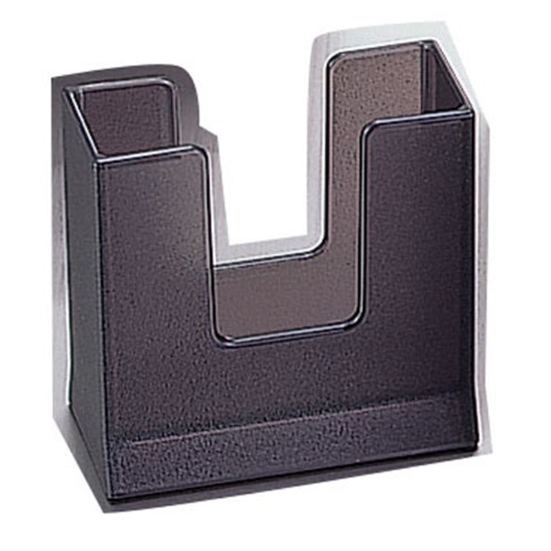 ポリカーボネイト　Beナフキンスタンド K型　ブラック 1箱（ご注文単位1箱）【直送品】