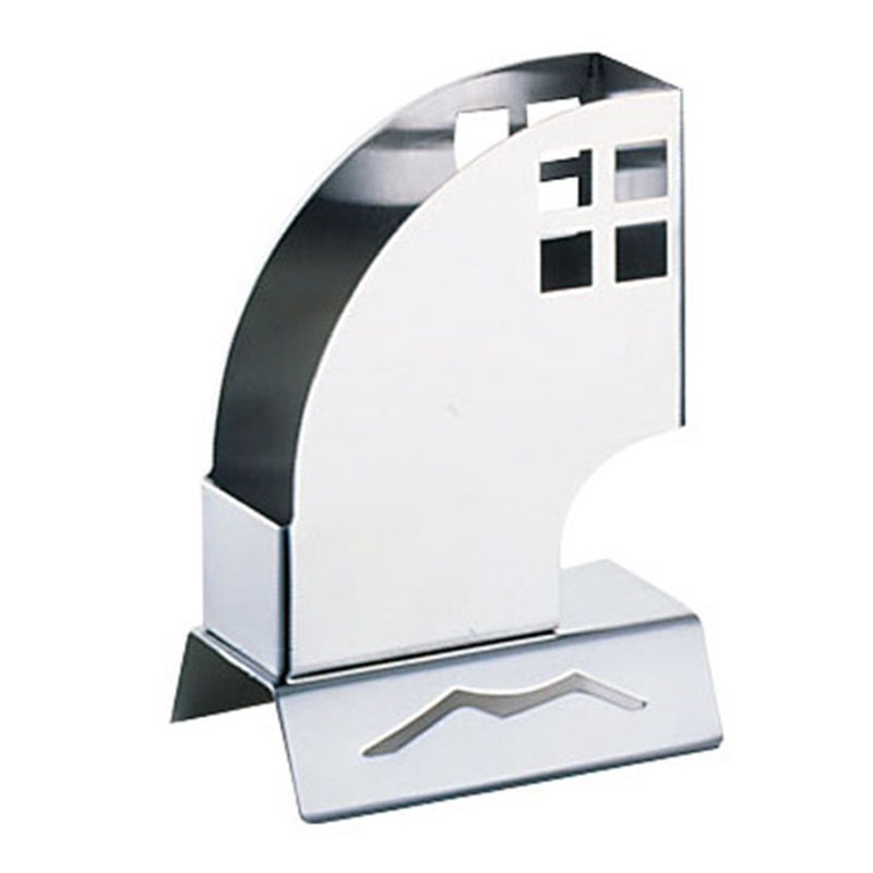 IKD　18-8抗菌六ッ折ナフキン立 角型格子 1袋（ご注文単位1袋）【直送品】