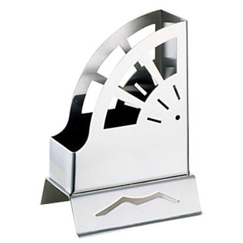 IKD　18-8抗菌六ッ折ナフキン立 角型扇 1袋（ご注文単位1袋）【直送品】