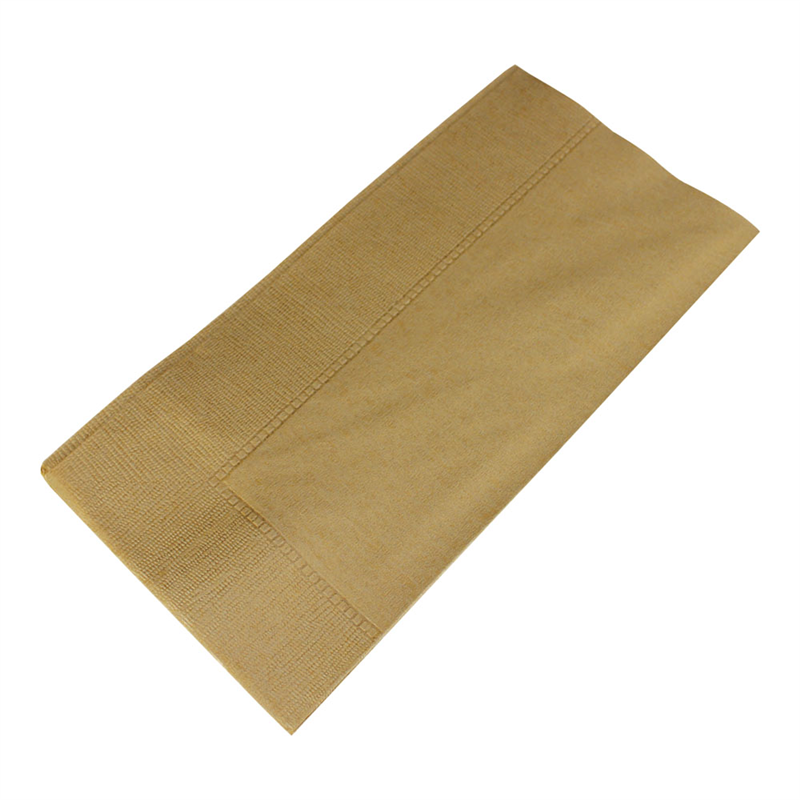 2プライ8つ折　カラーナフキンD28 マロングラッセ（50枚入） 1袋（ご注文単位1袋）【直送品】