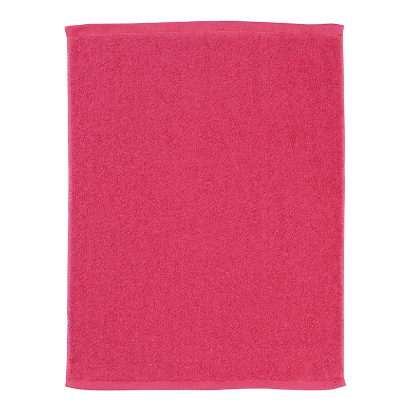 ミューファン　抗菌オシボリタオル （12枚入）　赤 1袋（ご注文単位1袋）【直送品】