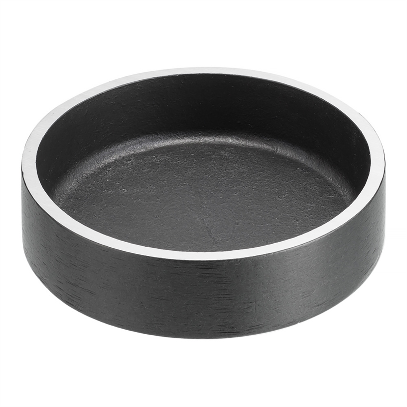 アルミダイキャスト灰皿 AL1010M-6　丸型・黒 1箱（ご注文単位1箱）【直送品】