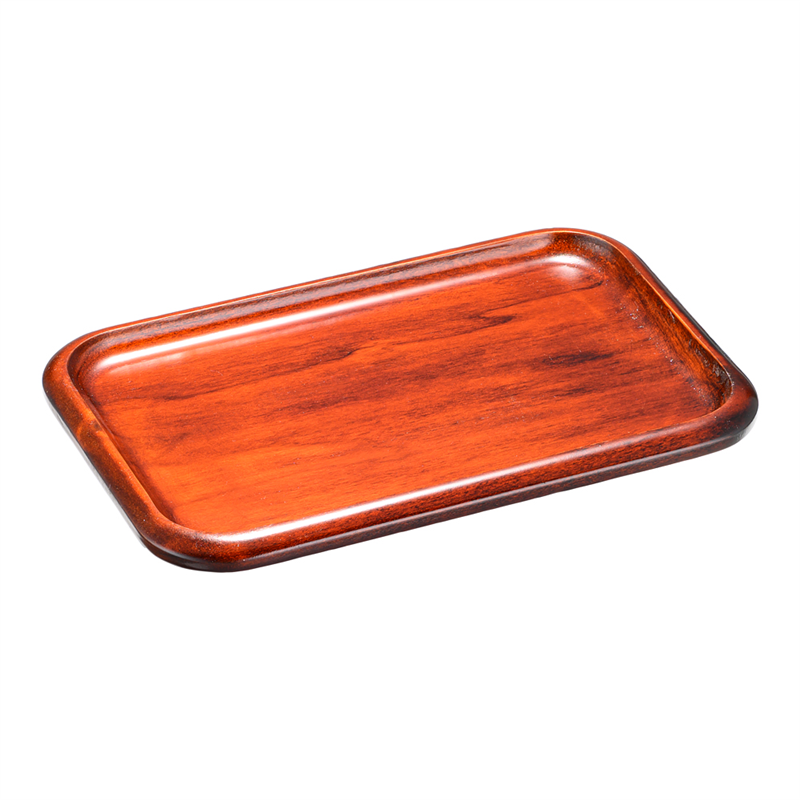 木製角皿（ウレタン塗装） SB-203　小 1個（ご注文単位1個）【直送品】