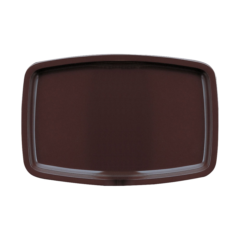 メラミン　スナックトレーM-160 ブラウン 1個（ご注文単位1個）【直送品】