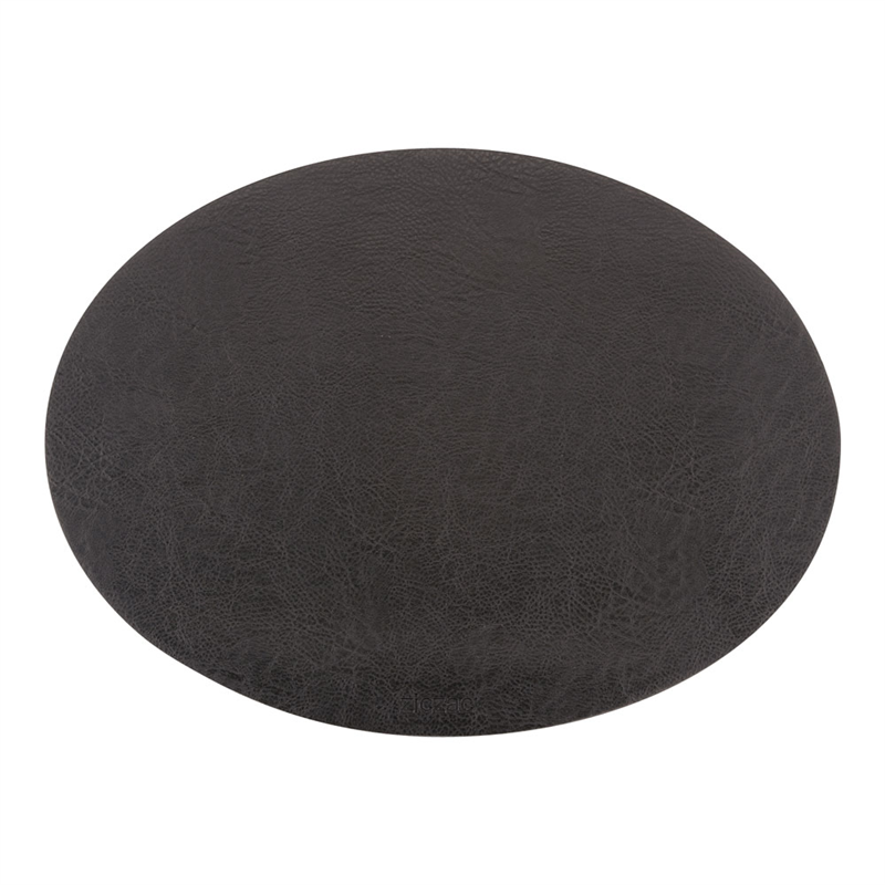 ジックザック　プレースマット　トロジャ オーバル　ブラック 1個（ご注文単位1個）【直送品】