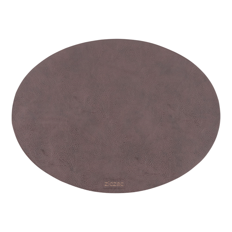 ジックザック　プレースマット　トロジャ オーバル　コーヒー 1個（ご注文単位1個）【直送品】