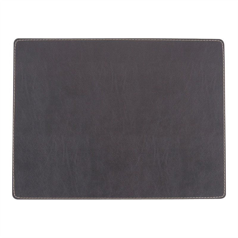 ジックザック　プレースマット　ユニ レクタンギュラー　ブラック 1個（ご注文単位1個）【直送品】