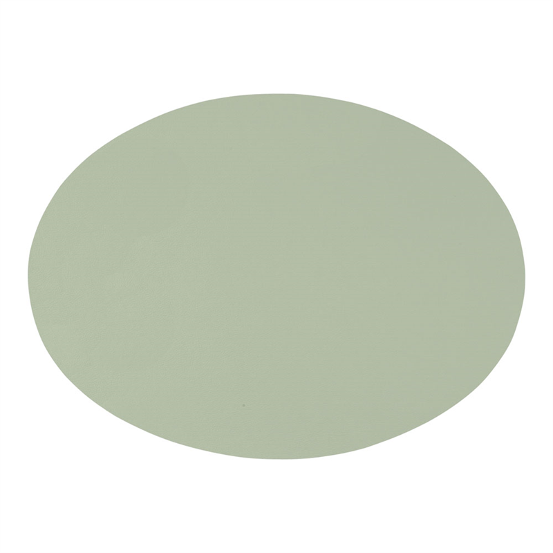 ジックザック　プレースマット　オーバル グリーン 1個（ご注文単位1個）【直送品】