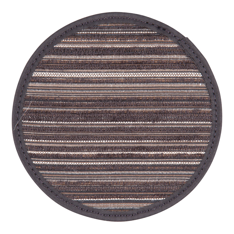 雅　コースター　丸 ブラック 1袋（ご注文単位1袋）【直送品】