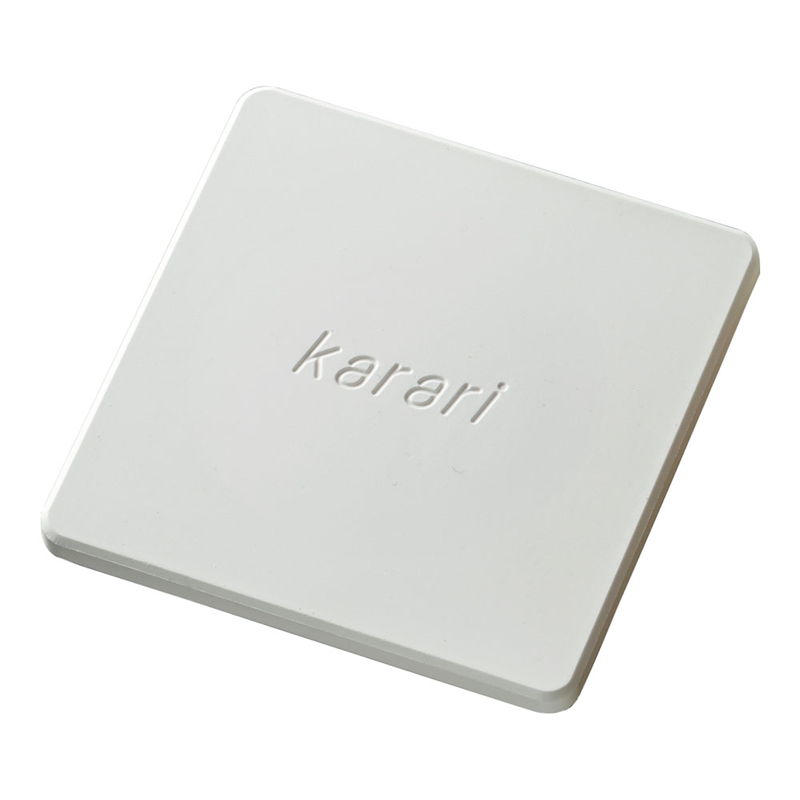 多孔質セラミック吸水コースター スクエア HO2206 ホワイト 1袋(ご注文単位1袋)【直送品】