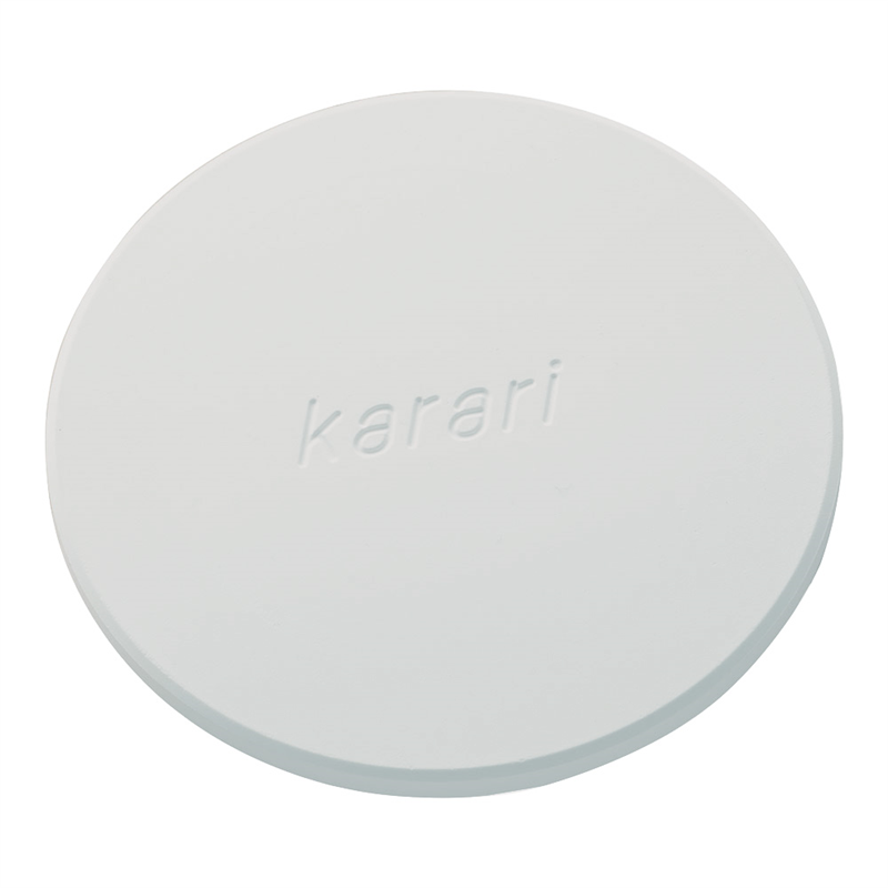 多孔質セラミック吸水コースター ラウンド HO2204 ホワイト 1袋(ご注文単位1袋)【直送品】