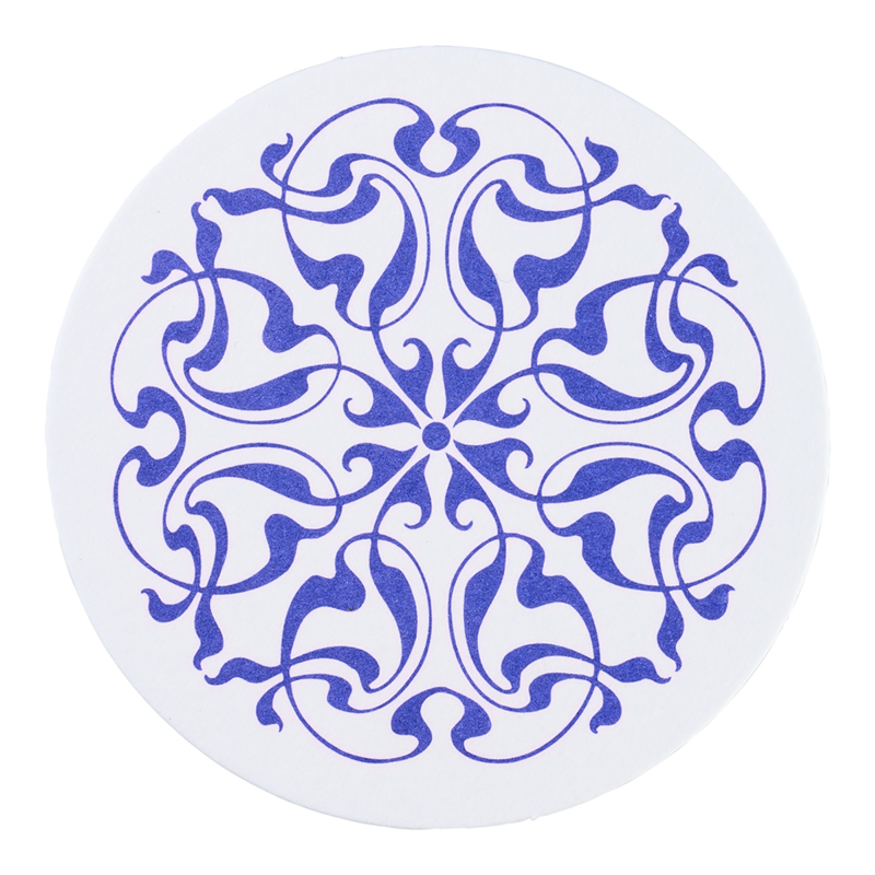 紙コースター(100枚入) ツタ柄 1箱(ご注文単位1箱)【直送品】