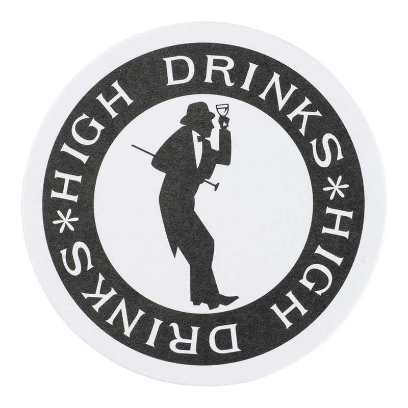 紙コースター(100枚入) 紳士柄 1箱(ご注文単位1箱)【直送品】