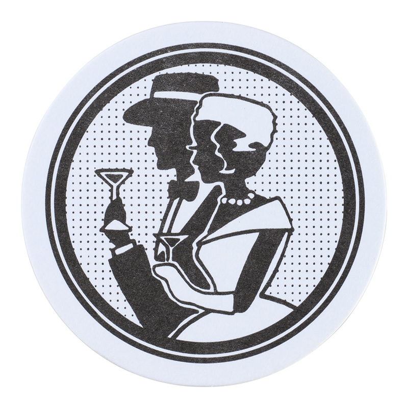 紙コースター(100枚入) デュエット 1箱(ご注文単位1箱)【直送品】