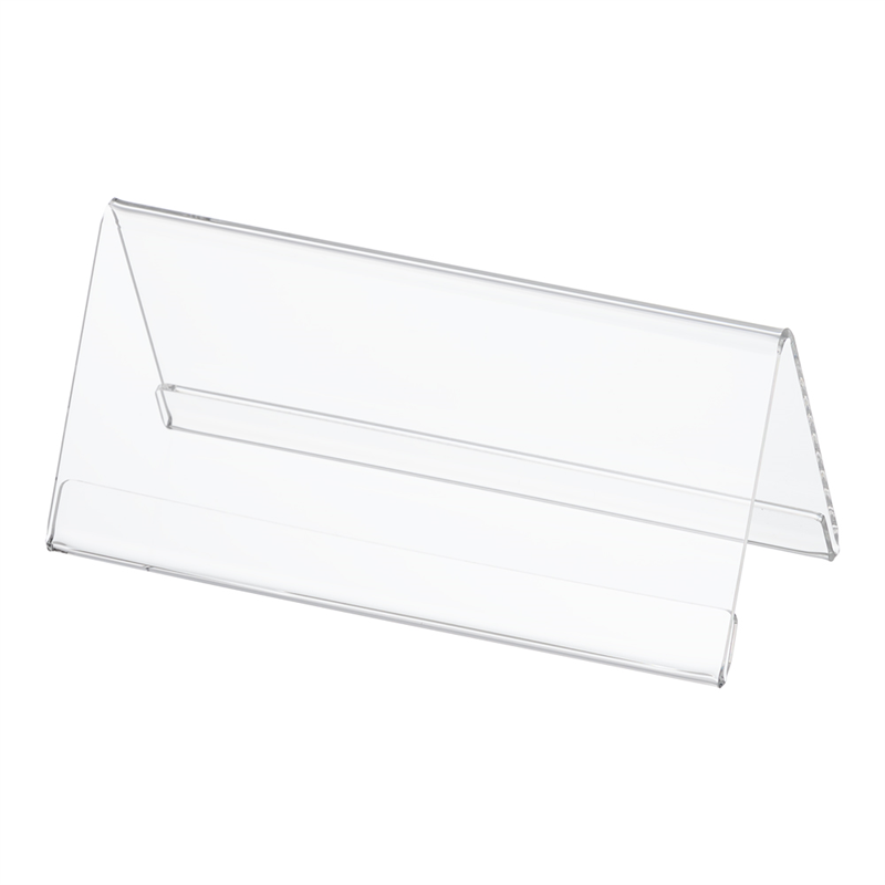 アクリル　V型カード立て 小　VCT-4E 1個（ご注文単位1個）【直送品】