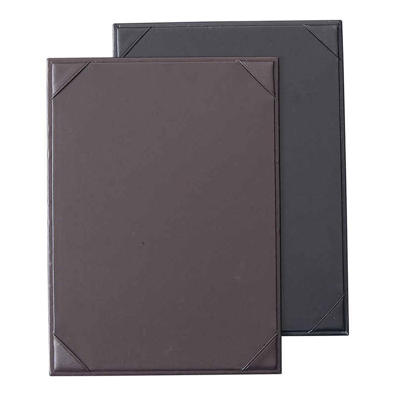 シンビメニューブックBPU-101-TW 黒 1袋（ご注文単位1袋）【直送品】