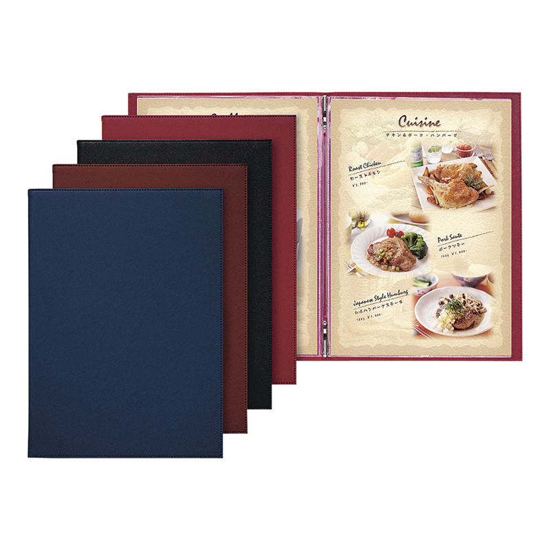 シンビ メニューブック PRD-101 赤 1袋(ご注文単位1袋)【直送品】