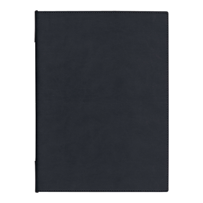 シンビ メニューブック Italy PU UPM-4 ブラック 1袋(ご注文単位1袋)【直送品】