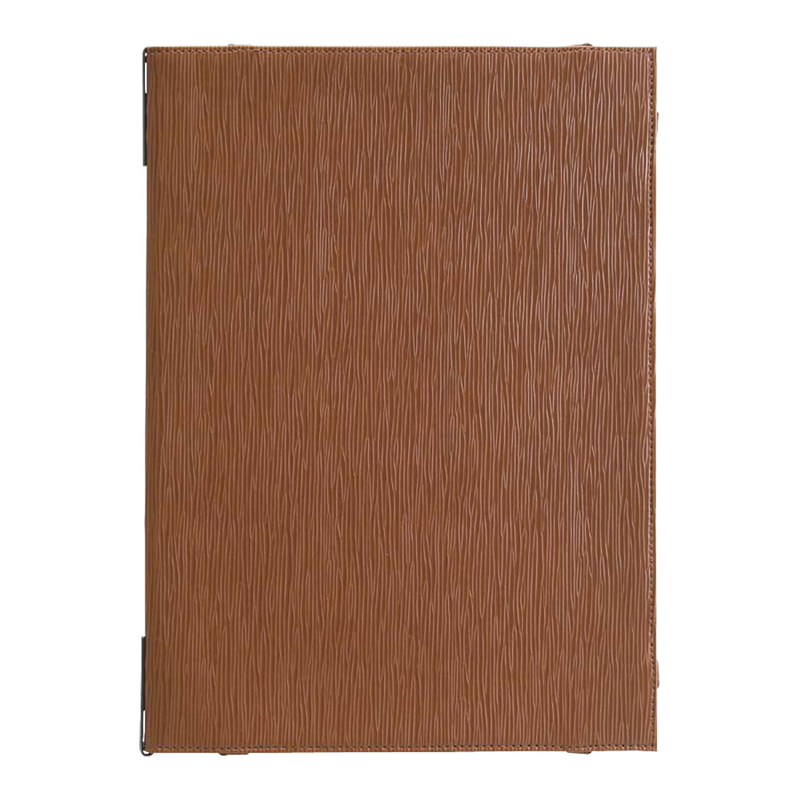 シンビ メニューブック EMS-B ブラウン 1袋(ご注文単位1袋)【直送品】