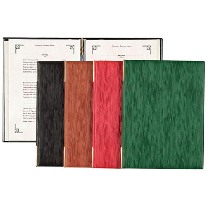 シンビ メニューブック MS-302 黒 1袋(ご注文単位1袋)【直送品】