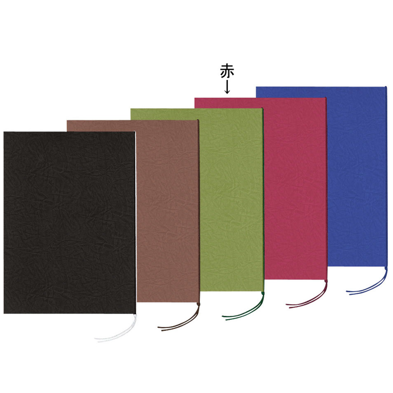 シンビ 和風メニューブック LC-101 赤 1袋(ご注文単位1袋)【直送品】