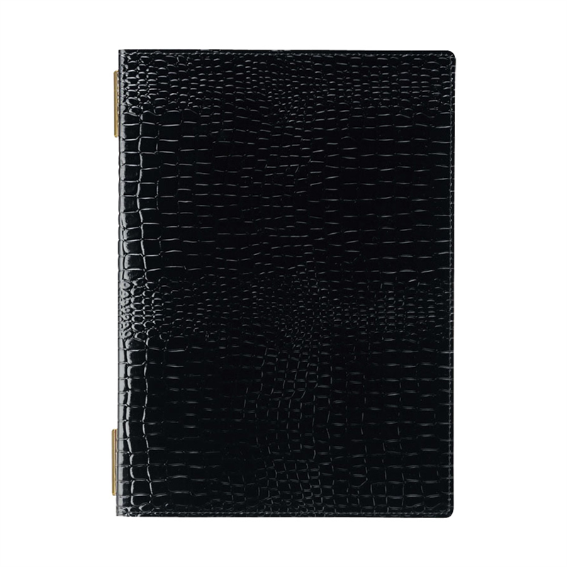 えいむ　クロコタッチ　メニューブック GB-121　ブラック 1袋（ご注文単位1袋）【直送品】