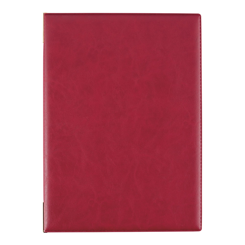 えいむ レザータッチメニューブック LB-401(大)レッド 1袋(ご注文単位1袋)【直送品】