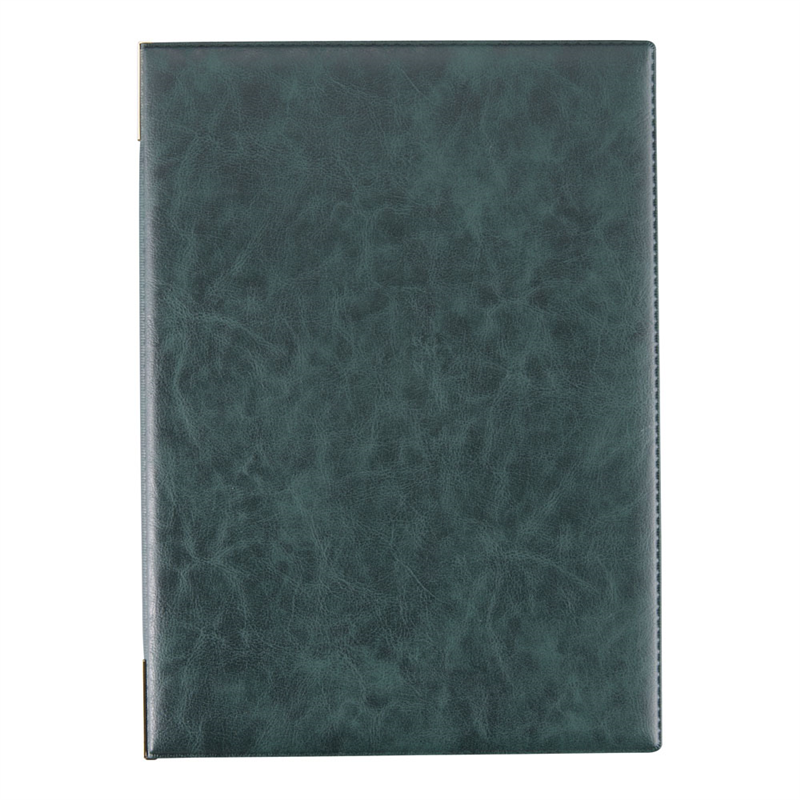 えいむ レザータッチメニューブック LB-401(大)グリーン 1袋(ご注文単位1袋)【直送品】