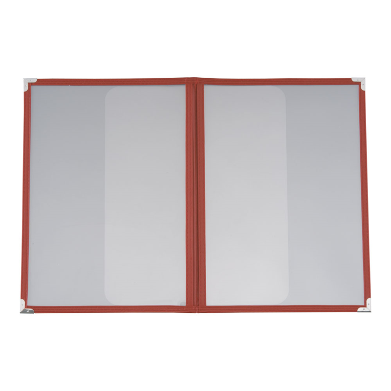 レシピアン　補充ファイル　差込式 ME-108　4P　レッド 1袋（ご注文単位1袋）【直送品】