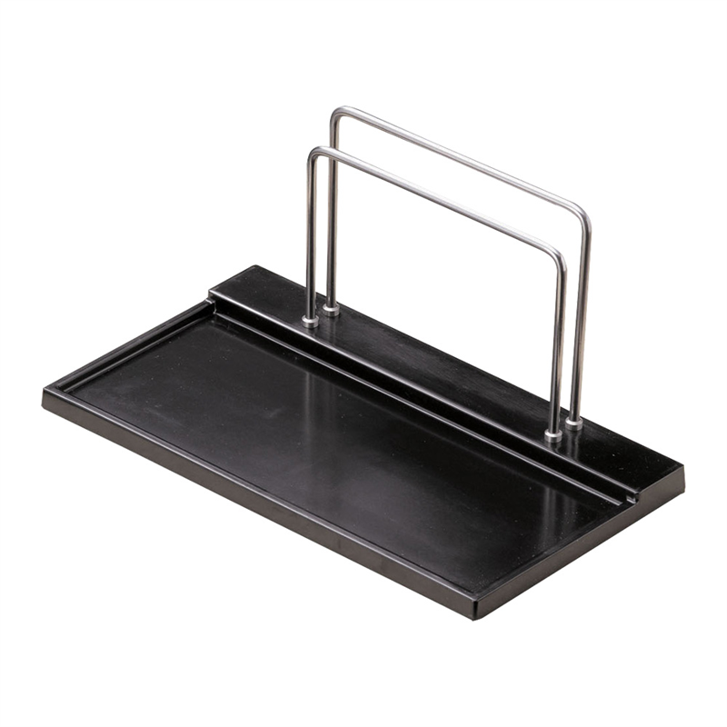 メニュー立（カスター付）M44-030 黒 1袋（ご注文単位1袋）【直送品】