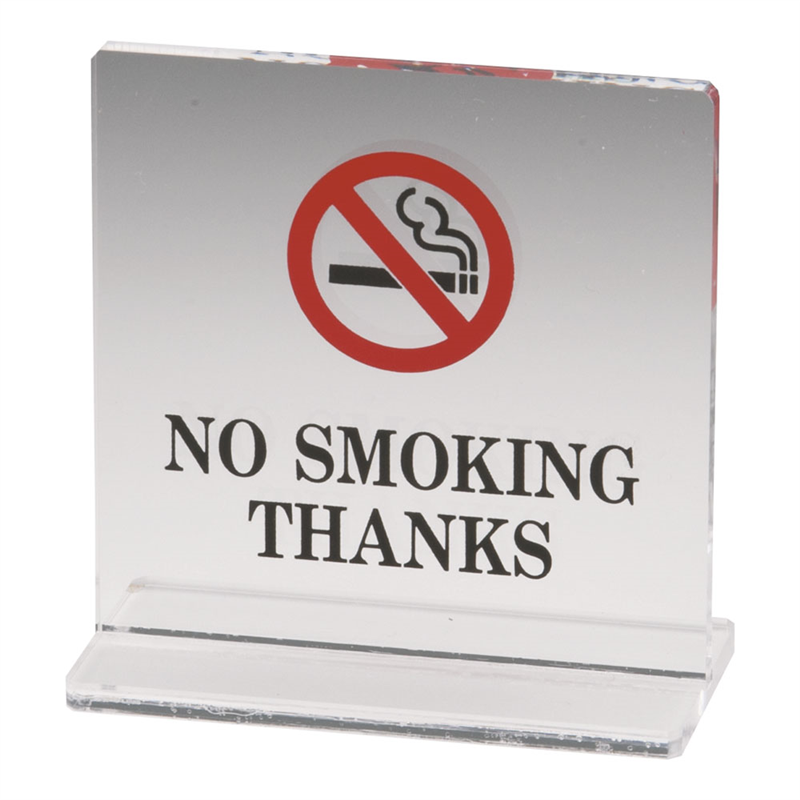 えいむ T型禁煙席 SI-13 (片面) 英/クリア 1袋(ご注文単位1袋)【直送品】