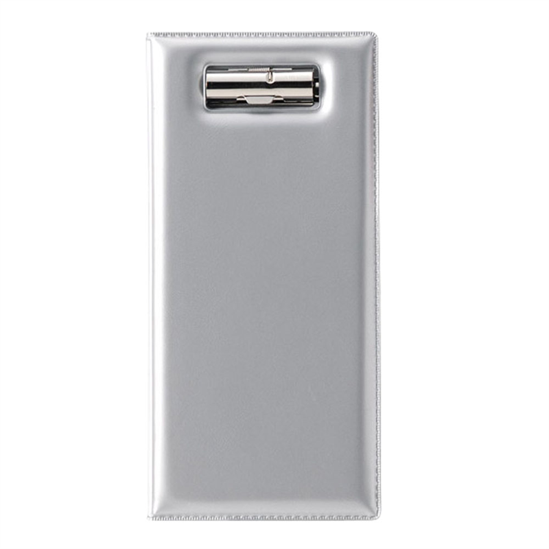 えいむ　ビニール二ッ折伝票ホルダー BH-101　シルバー 1袋（ご注文単位1袋）【直送品】