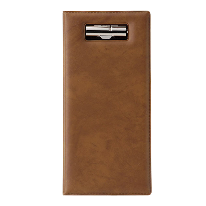 えいむ　ビニール二ッ折伝票ホルダー BH-101　ブラウン 1袋（ご注文単位1袋）【直送品】