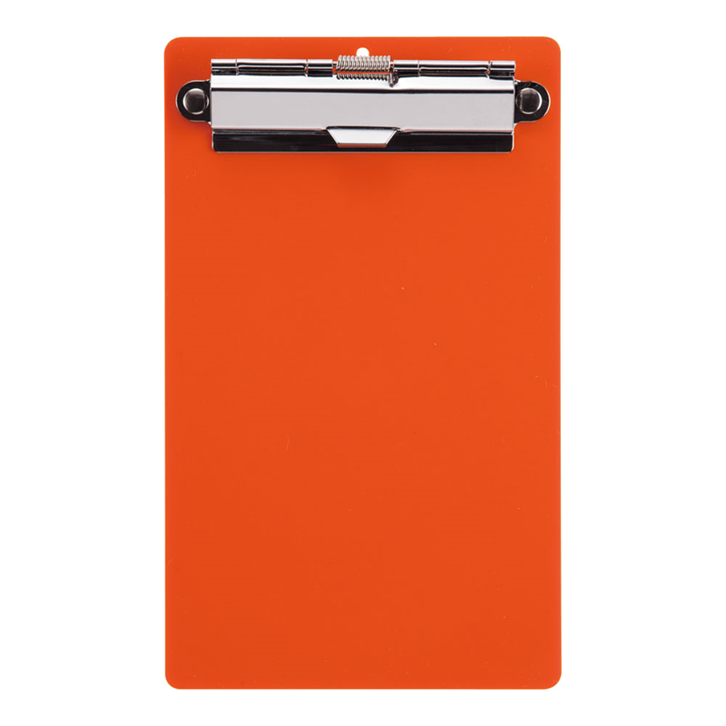 アクリル会計クリップ　〈中〉　オレンジ  1袋（ご注文単位1袋）【直送品】