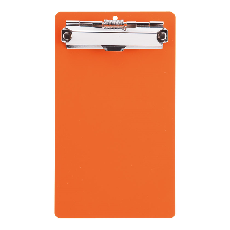 アクリル会計クリップ　〈小〉　オレンジ  1袋（ご注文単位1袋）【直送品】