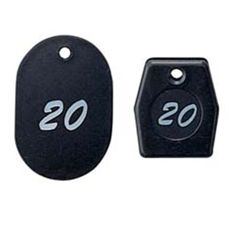 グラニット　クロークチケット　ブラック 11004（51～100） 1袋（ご注文単位1袋）【直送品】