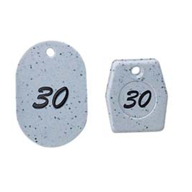 グラニット　クロークチケット　グレー 11006（51～100） 1袋（ご注文単位1袋）【直送品】