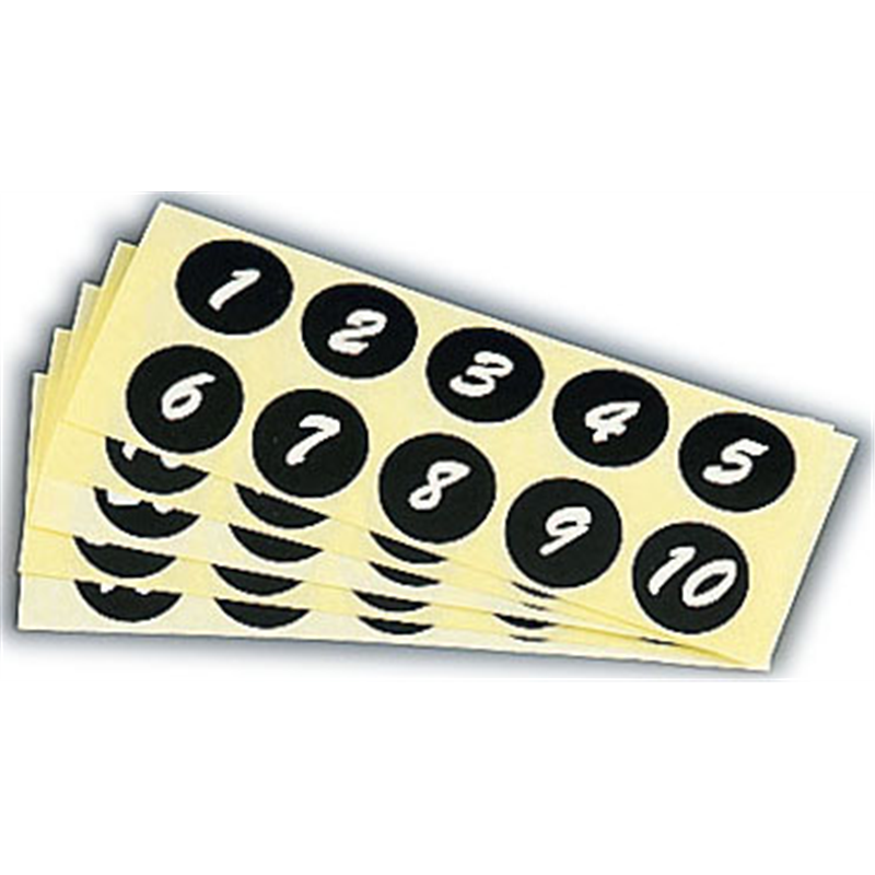 連番シール　ブラック　白文字 22402（51～100） 1袋（ご注文単位1袋）【直送品】