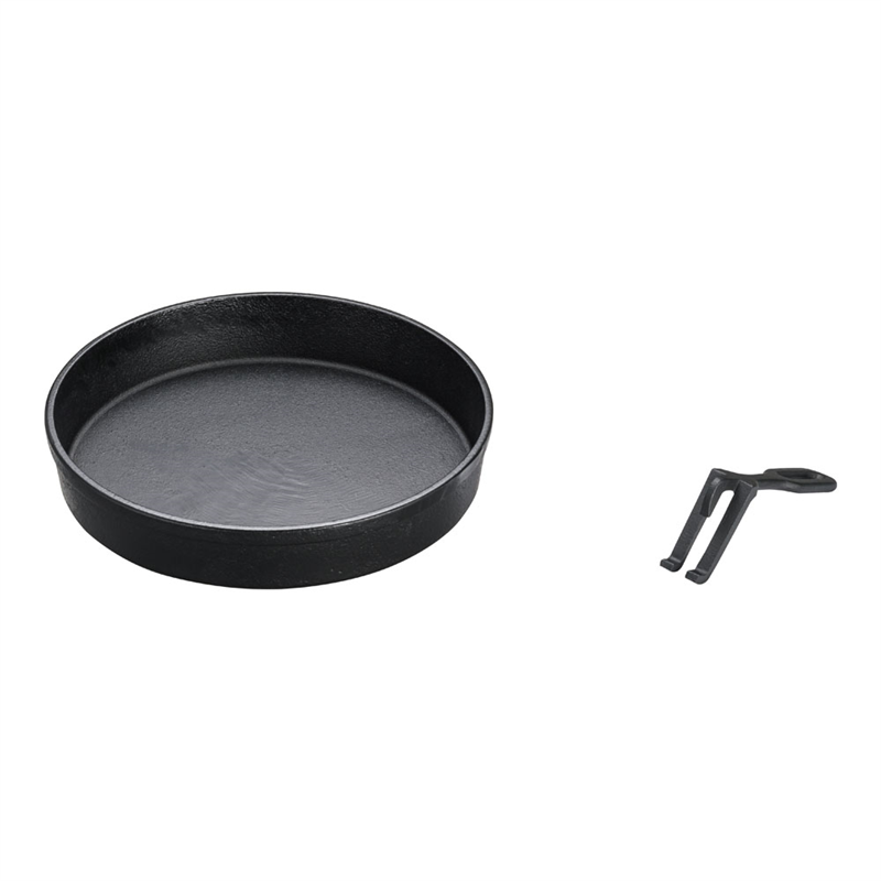 （S）鉄　すきやき鍋　ハンドル付（黒ぬり） 23cm 1箱（ご注文単位1箱）【直送品】