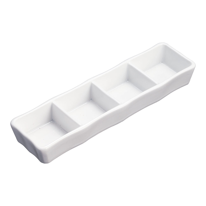 白磁四品皿 T03-341 1個(ご注文単位1個)【直送品】