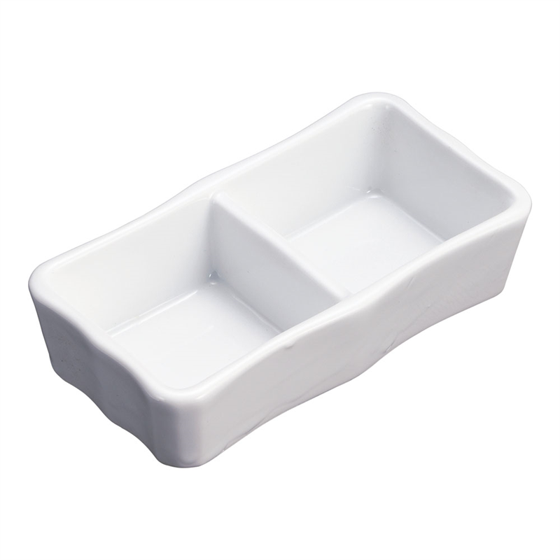 白磁二品皿 T03-343 1個(ご注文単位1個)【直送品】