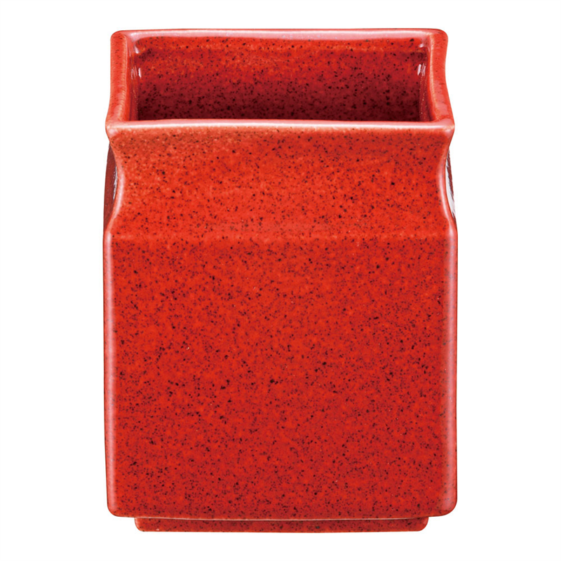 柿釉 スタック角アク入 T03-184 1個(ご注文単位1個)【直送品】