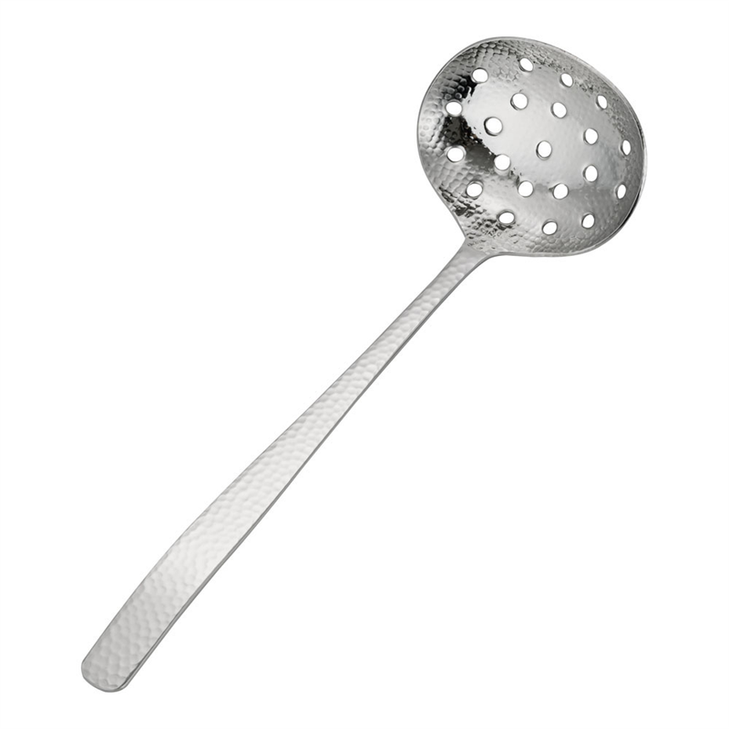 18-8食道楽 槌目穴明お玉 1袋(ご注文単位1袋)【直送品】